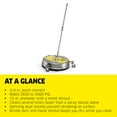 thumbnail image 2 of Karcher 15" Metal Surface Cleaner Attachment - For Gas Pressure Washers Up to 4000 PSI - with 2 Extensions Wands, 2 of 7
