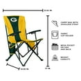 thumbnail image 3 of Logo Brands Green Bay Packers Hard Arm Chair, 3 of 6