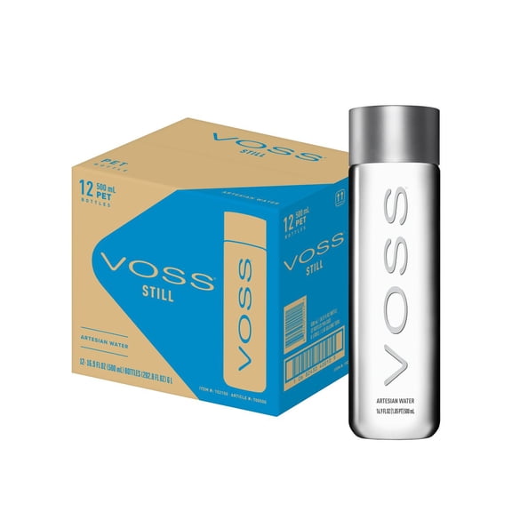 Voss Still Water Bottles 500 ml, 12 pk.