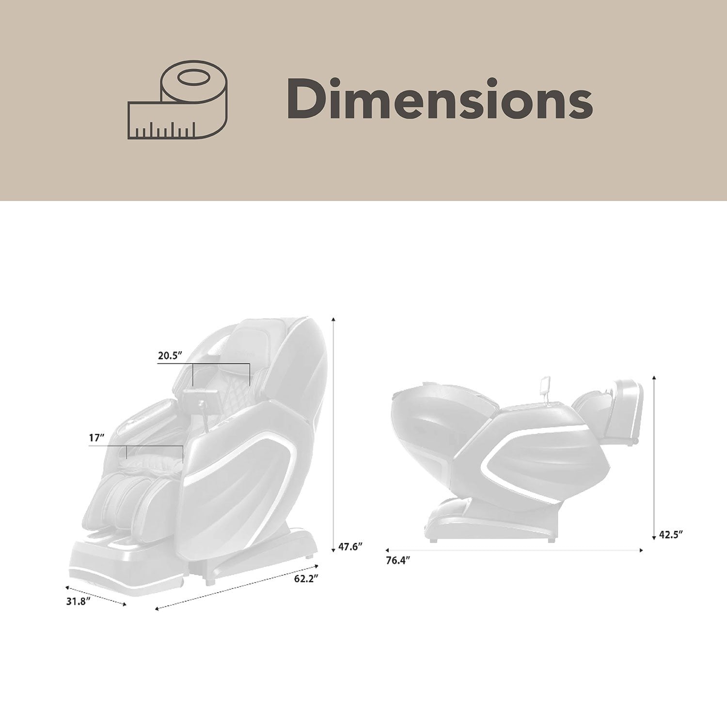 AmaMedic Hilux 4D Zero Gravity Massage Chair - Samsclub.com