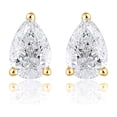 thumbnail image 1 of Lab Created 2.00 CT. T.W. Fancy Cut Diamond Stud Earrings in 18K Gold, 1 of 5