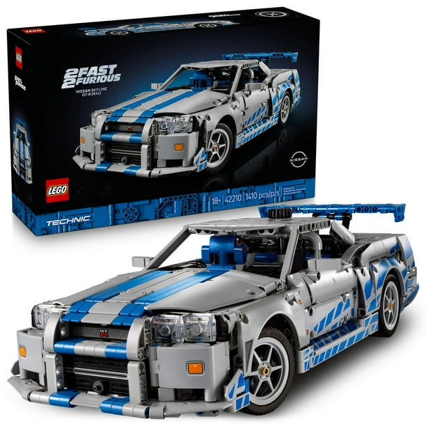2Fast & 2Furious 3台セット LEGO Technic 2 Fast 2 Furious Nissan Skyline GT-R (R34) Car