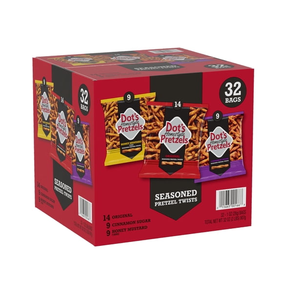 Dot's Homestyle Pretzel Twists Variety Pack, 1 oz., 32 pk.