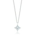 thumbnail image 1 of Lab Created Solitaire Diamond Pendant Necklace in 18K Gold, 1 of 7
