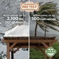 thumbnail image 10 of Backyard Discovery 8' x 6' Saxony Cedar Grill Gazebo, 10 of 17