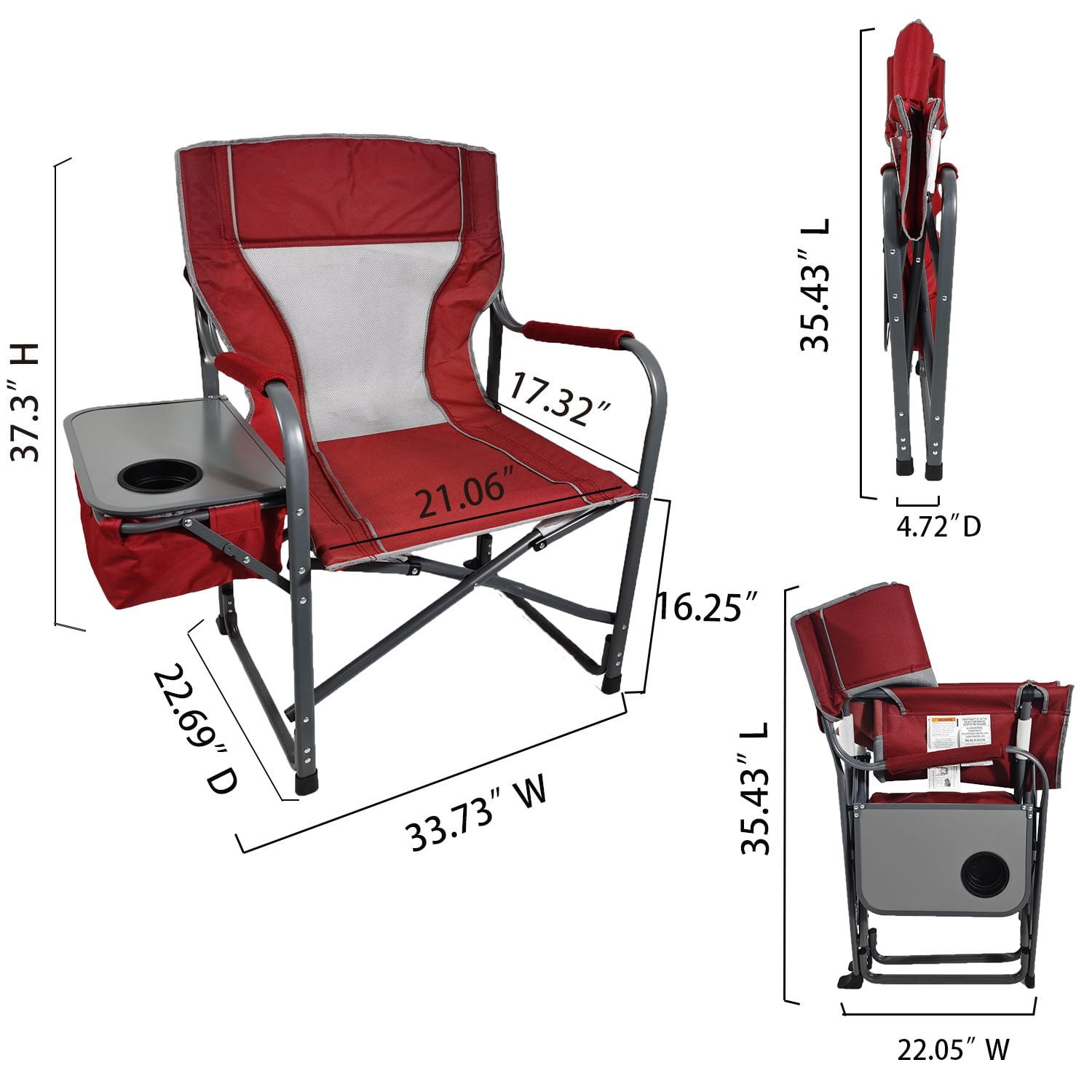 Member's Mark Oversized Director's Chair, Choose your Color