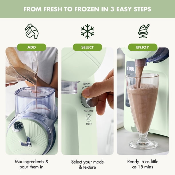 GreenPan Frost 15-in-1, Ice Cream Maker & Slushie Machine