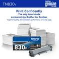 thumbnail image 4 of Brother TN830V High-Yield Toner, 3,300 Page-Yield, Black, 4 of 8