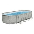 thumbnail image 1 of Bestway Power Steel 22’L x 12’W x 52’’H Above Ground Pool Set, 1 of 18