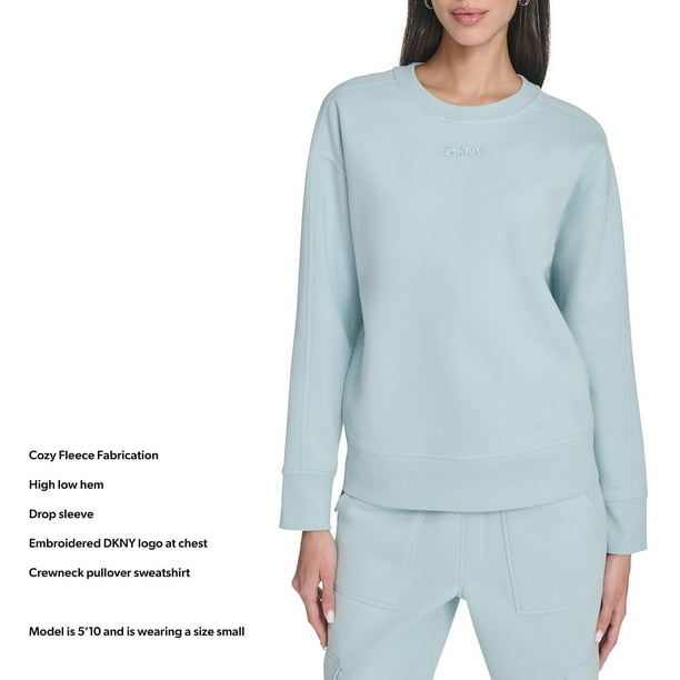 DKNY Women's Hi-Lo Crewneck Sweatshirt - Samsclub.com