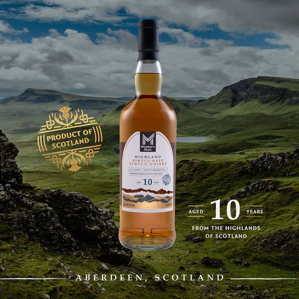 Member's Mark Highland Single Malt Scotch Whisky, 750 ml