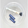 thumbnail image 4 of iDesign 2-Piece Set of 9" Clear Turntable Lazy Susan Organizers, 4 of 9