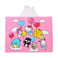 thumbnail image 8 of Kids Character 100% Cotton Hooded Towel With Hand Pockets, 8 of 9