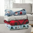 thumbnail image 4 of Member’s Mark Holiday Plush Throw, 60” x 70”, Assorted Designs, 4 of 6