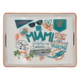 thumbnail image 1 of Miami Dolphins Ceramic Serving Tray, 1 of 4