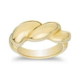 thumbnail image 2 of Neuhardt Bold Twist Band & Pyramid Ring Set in 18K Gold Vermeil, 2 of 12