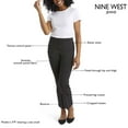 thumbnail image 4 of Nine West Women's Flare Ponte Pants, 4 of 9