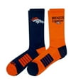thumbnail image 2 of Denver Broncos Adult 2-Pack Crew Socks, 2 of 3