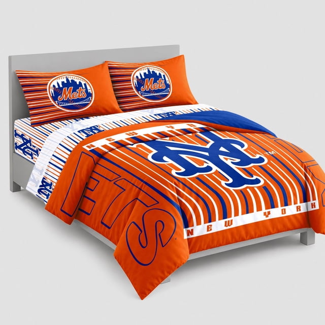 Logo Brands New York Mets Bed-In-A-Bag Set