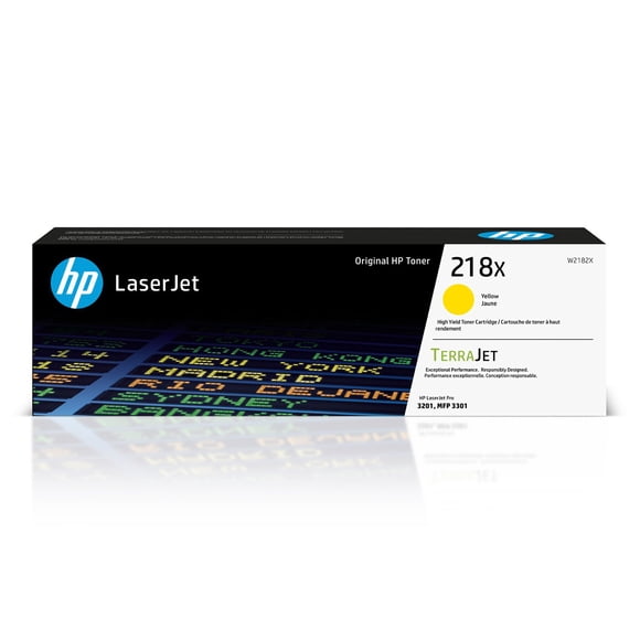 HP 218X, (W2182X), Yellow Original LaserJet Toner
