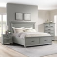 thumbnail image 1 of Brooks King Platform Storage Bed, 1 of 11