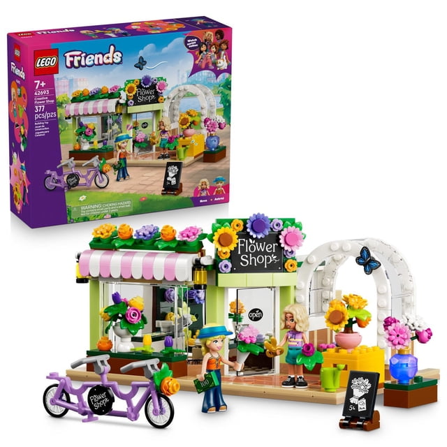 LEGO Friends Creative Flower Shop Playset, 377 pc.