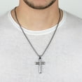 thumbnail image 5 of 0.27 CT. T.W. Diamond Cross in Stainless Steel, 5 of 5