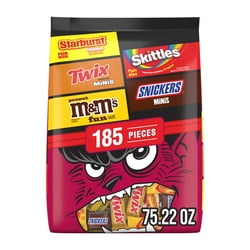 Mars Halloween Mini & Fun Size Candy, 185 pcs