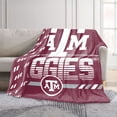 thumbnail image 2 of Logo Brands Texas A&M Aggies 60"x70" Super Plush Blanket, 2 of 7