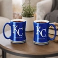 thumbnail image 4 of Logo Brands Kansas City Royals 14oz Relief Mug Set, 4 of 4