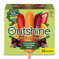 thumbnail image 1 of Outshine Strawberry, Tangerine, Grape Mini Fruit Ice Pops, Frozen, 36 ct., 1 of 9