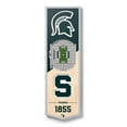 thumbnail image 1 of YouTheFan Michigan State Spartans 6"x19" 3D Stadium View Banner, 1 of 6