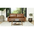 thumbnail image 6 of Jasper Modern Top-Grain Leather Sofa, 6 of 7