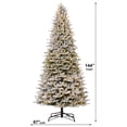 thumbnail image 5 of Member's Mark 12' Flocked Silverthorn Pre-Lit Christmas Tree, 5 of 10