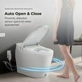 thumbnail image 9 of OVE Decors Clarke White Tall Elongated Smart Toilet with Bidet Toilet Seat, 9 of 18