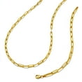 thumbnail image 5 of Paperclip Chain Bracelet in 14K Gold, 5 of 5