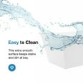 thumbnail image 3 of OVE Decors Terra 70" White Acrylic Freestanding Rectangular Bathtub, 3 of 17