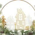 thumbnail image 5 of Member's Mark 24" Pre-Lit Village Wreath, 5 of 5