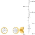 thumbnail image 4 of Lab Created Diamond Earrings in 14K Gold, 4 of 4
