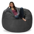 thumbnail image 1 of Comfy Sacks 5' Memory Foam Bean Bag Chair, Assorted Colors, 1 of 4