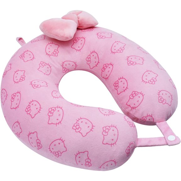 Hello Kitty Portable Travel Neck Pillow, Assorted Colors