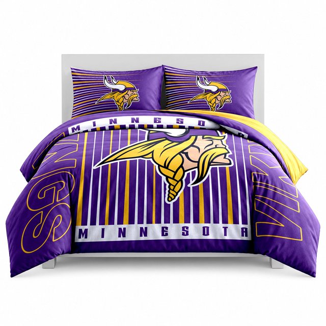 Logo Brands Minnesota Vikings Comforter Set