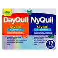 thumbnail image 1 of Vicks DayQuil & NyQuil Severe Cough, Cold & Flu Relief LiquiCaps, 72 ct., 1 of 9