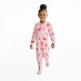 thumbnail image 1 of Carter's Baby & Toddler Girls Fleece Footie Pajama, 1 of 4