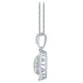 thumbnail image 3 of 2.00 ct. t.w. Round and Baguette Ballerina Pendant Necklaces in 14K Gold, 3 of 6