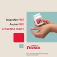 thumbnail image 7 of Children's Tylenol Chewable Tablets with Acetaminophen, Grape, 24 ct., 3 pk., 7 of 8