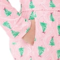 thumbnail image 5 of DreamMark Women's 2-Piece Holiday Notch Collar Pajama Set, 5 of 12