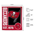 thumbnail image 3 of Logo Brands Tampa Bay Buccaneers 60"x70" Super Plush Blanket, 3 of 6
