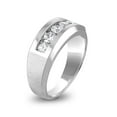 thumbnail image 3 of 0.96 CT. T.W. Round Cut 5 Stone Diamond Mens Band in 14K Gold, 3 of 7