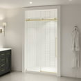 thumbnail image 8 of OVE Decors Selby 45-1/16 - 48"W x 74"H  Frameless Sliding Shower Door with Clear Glass, 8 of 9